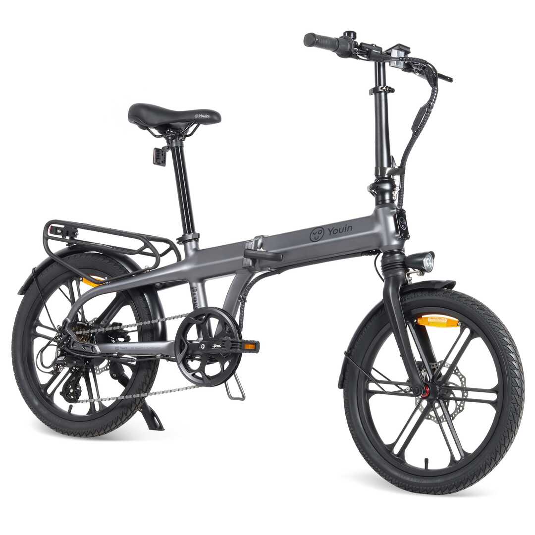 BICICLETA ELECTRICA YOUIN BK1800 PRAGA GRIS MATE